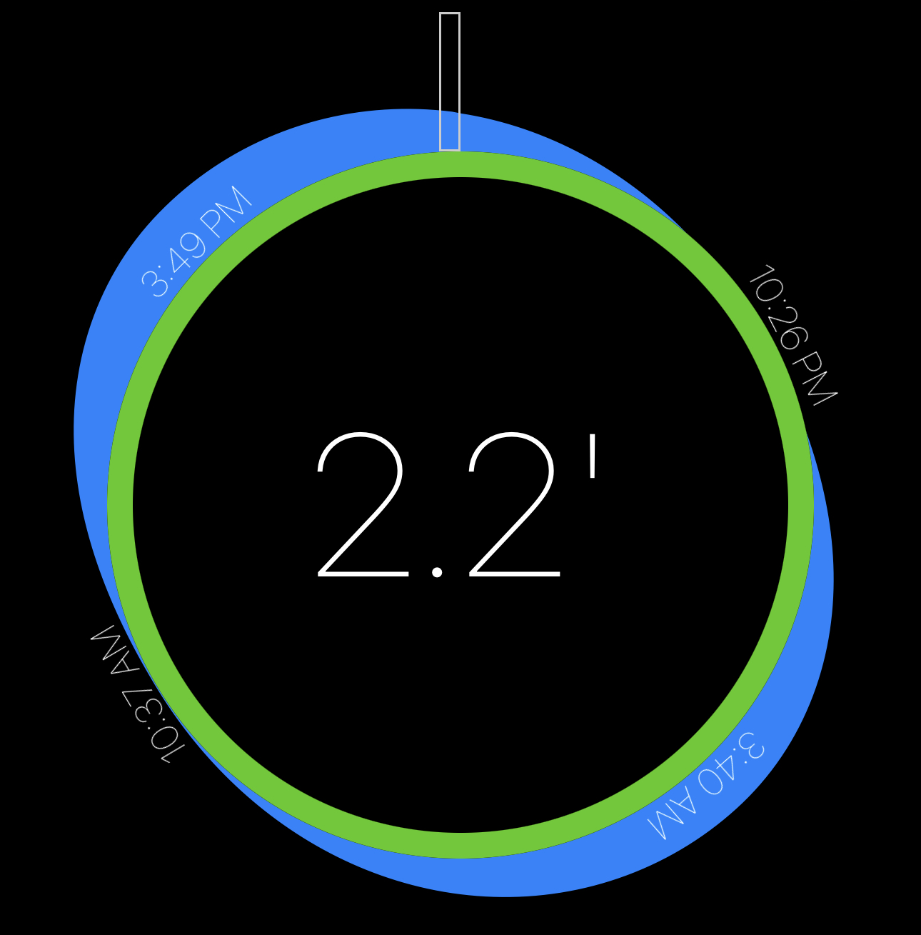 Ebb and Flow Tide Clock